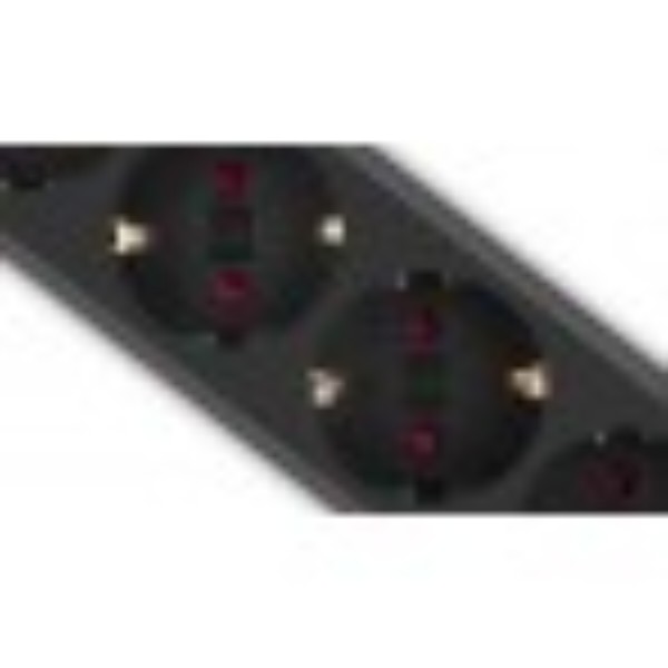 Фото - Сетевой фильтр REAL-EL RS-6 Protect M 3m Black (EL122300034)
