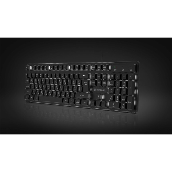 Фото - Клавіатура дротова REAL-EL RK-7015