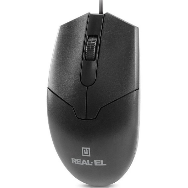 Фото - Клавиатура+мышь REAL-EL Kit 511 Black (EL123100052)
