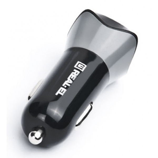 Фото - Автомобільний зарядний пристрій REAL-EL CA-30 black (EL123160011)