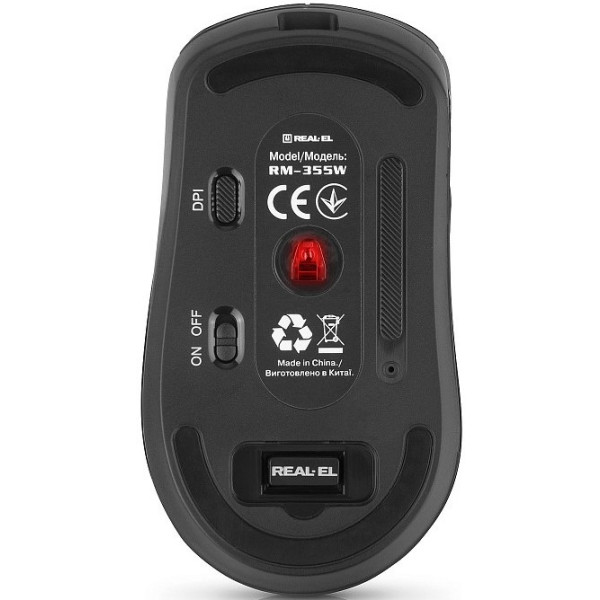Фото - Миша бездротова REAL-EL RM-355W (EL123200054)