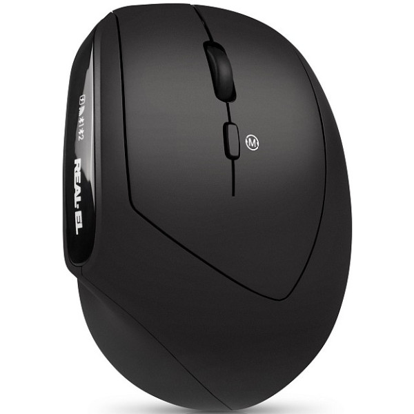 Фото - Миша бездротова REAL-EL RM-490W Black (EL123200058)