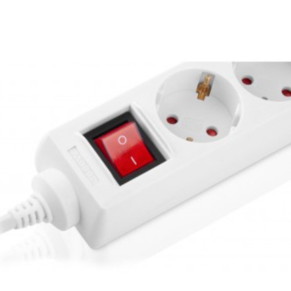 Фото - Сетевой фильтр REAL-EL RS-6 Protect M 1.8m White (EL122300031)