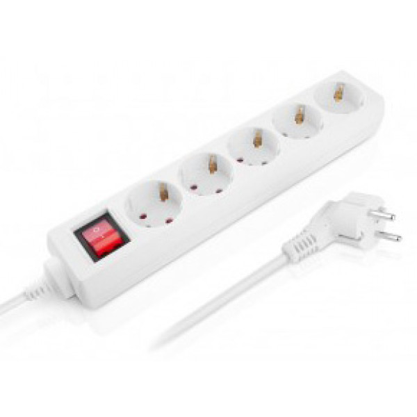 Фото - Мережевий фільтр REAL-EL RS-Protect M 1.8m White (EL122300025)