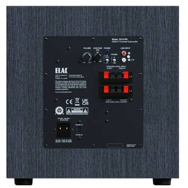 Фото - Сабвуфер Elac DS123-BK