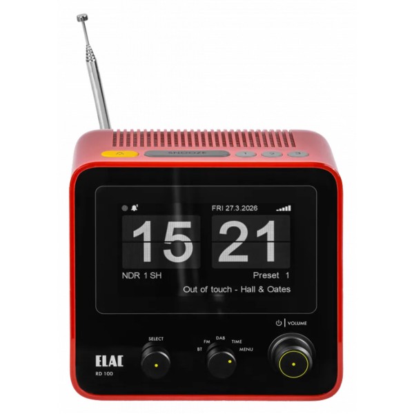 Фото - Радіоприймач Elac RD 100 DAB RADIO RED