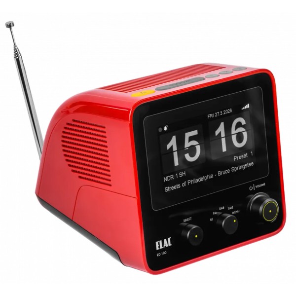 Фото - Радіоприймач Elac RD 100 DAB RADIO RED