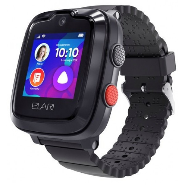 Фото - Дитячий годинник Elari KidPhone 4G Black Фото - Дитячий годинник Elari KidPhone 4G Black