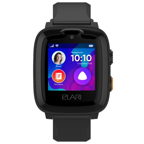 Фото - Дитячий годинник Elari KidPhone 4G Black