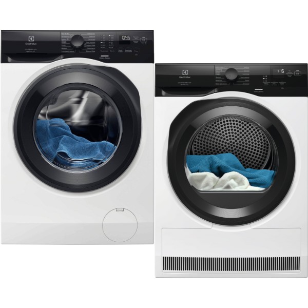 Фото - Комплект техніки Electrolux Пральна машина з фронтальним завантаженням + Сушильна машина Electrolux EW6F9482U + EW6D98BEU