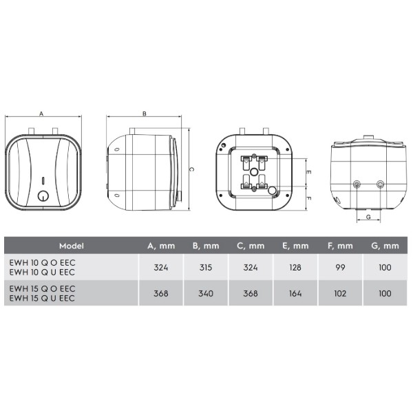 Фото - Водонагрівач Electrolux EWH 10 QU EEC