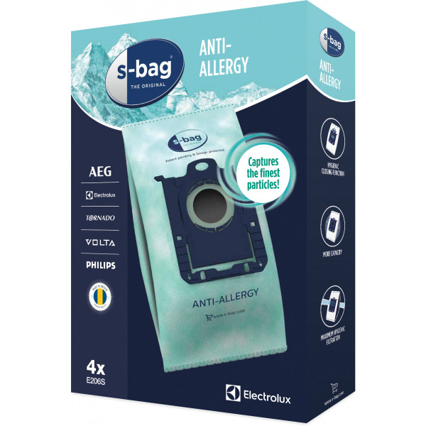 Фото - Мішок для пилососа одноразовий Electrolux E206S