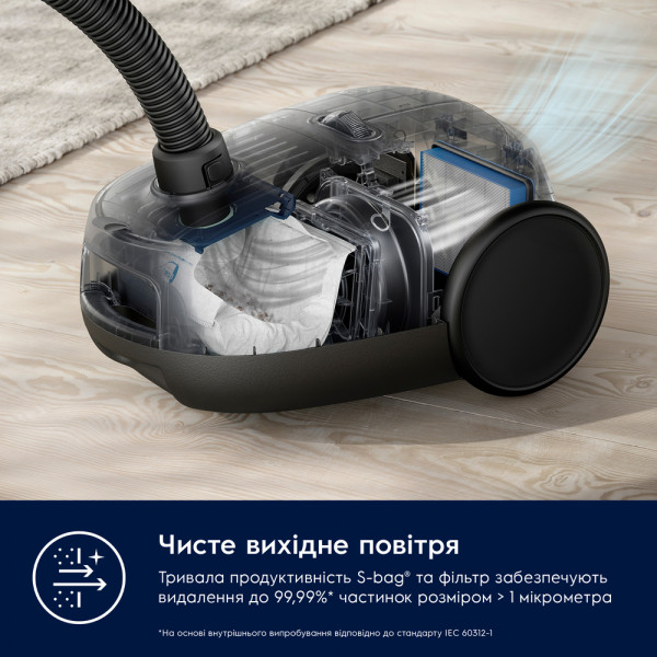 Фото - Пылесос для сухой уборки с мешком Electrolux EB61C1OG