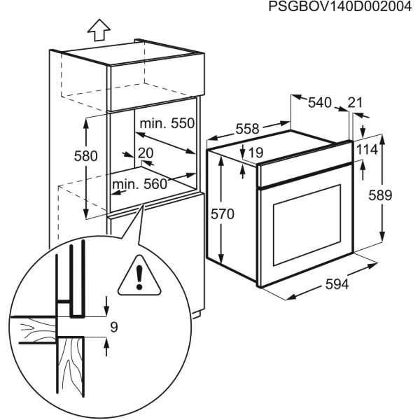 Фото - Духовой шкаф Electrolux EZB53410AK