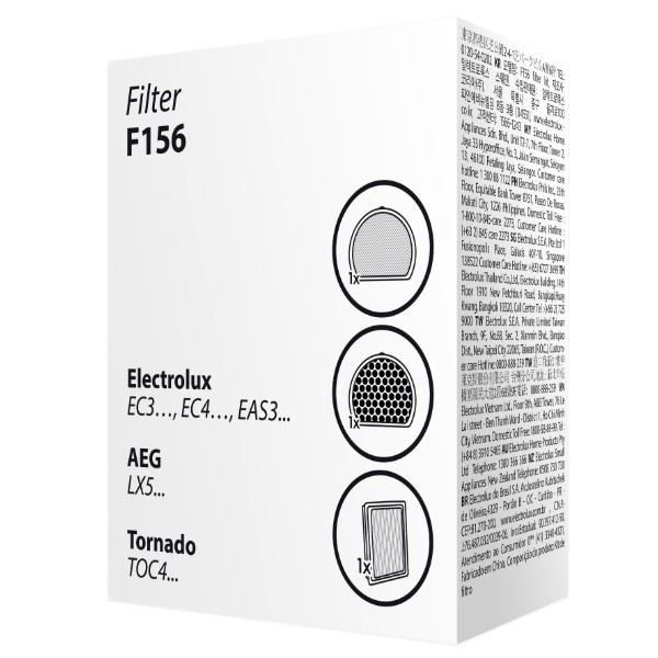 Фото - Набір фільтрів для пилососа Electrolux F156