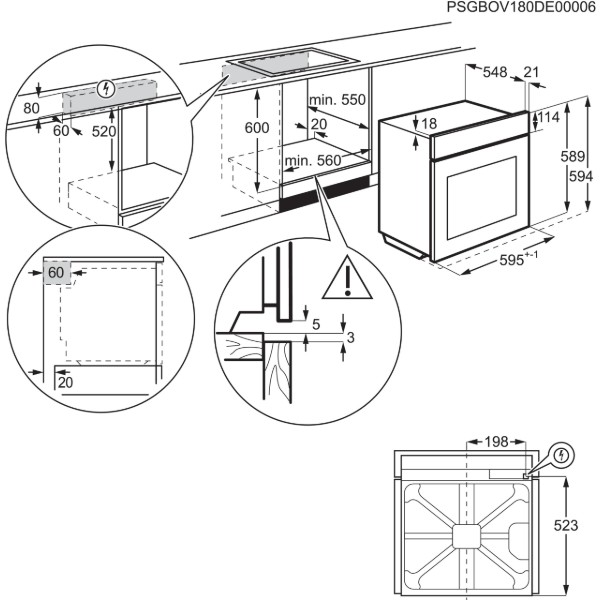 Фото - Духовой шкаф Electrolux OED3H50TW