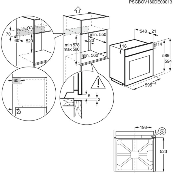 Фото - Духовой шкаф Electrolux OED3H50TW