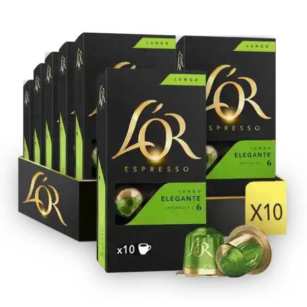 Фото - Кава в капсулах L`OR Lungo Elegante №6 (10x52г) 520г