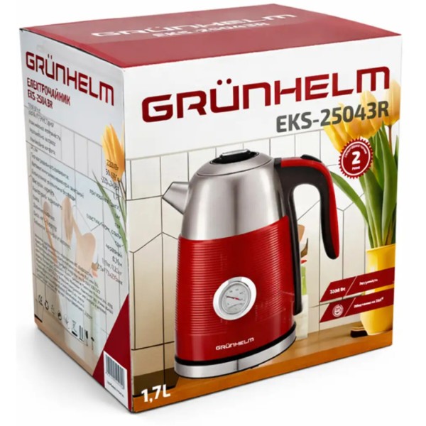 Фото - Электрический чайник Grunhelm EKS-25043R