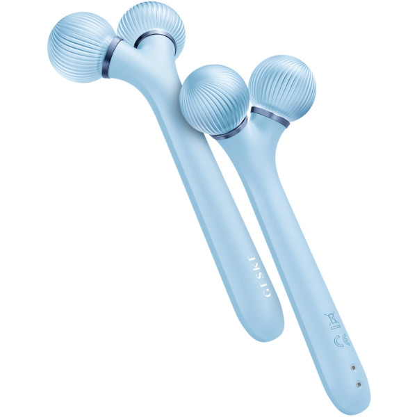 Фото - Електронний звуковий ролик для обличчя GESKE Sonic Facial Roller 4 в 1 аквамарин (GK000040AQ01)