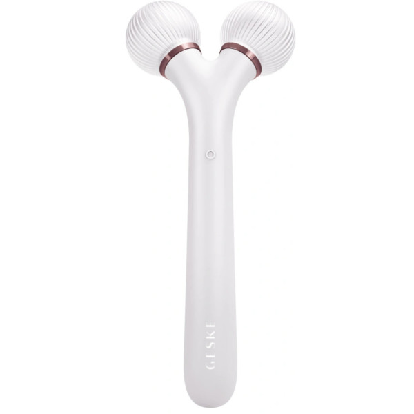 Фото - Електронний звуковий ролик для обличчя GESKE Sonic Facial Roller 4 в 1 пудровий (GK000040SL01)