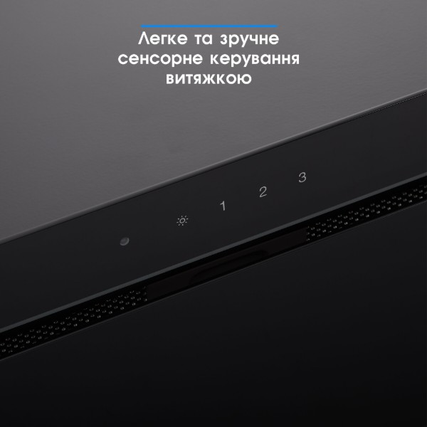 Фото - Вытяжка встраиваемая ELEYUS GEMINI 800 LED 52 BL