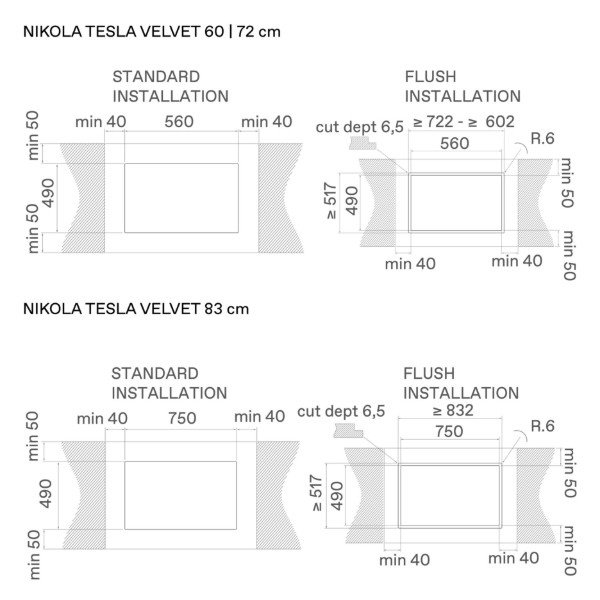 Фото - Варильна поверхня електрична Elica NIKOLATESLA VELVET SL BL/A/72