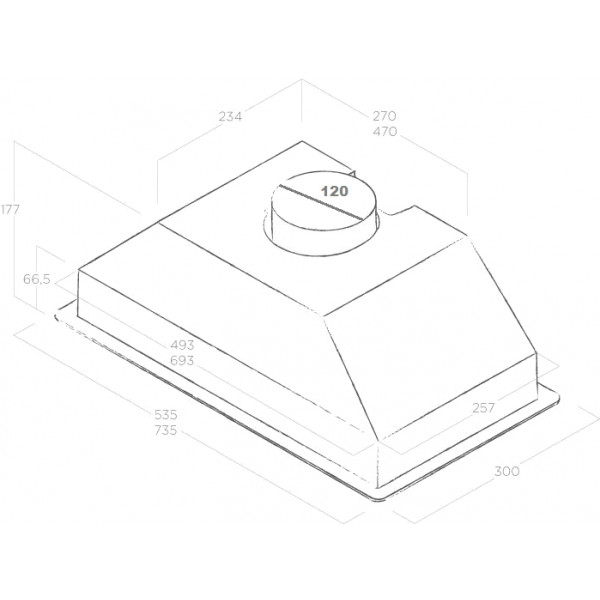 Фото - Витяжка вбудована Elica ERA C IX/A/52