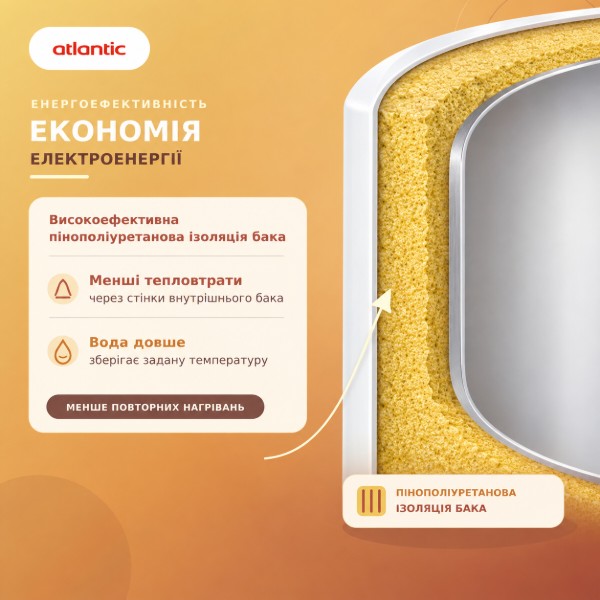 Фото - Водонагрівач Atlantic Steatite Elite VM 080 D400S-2-BC (1500W)