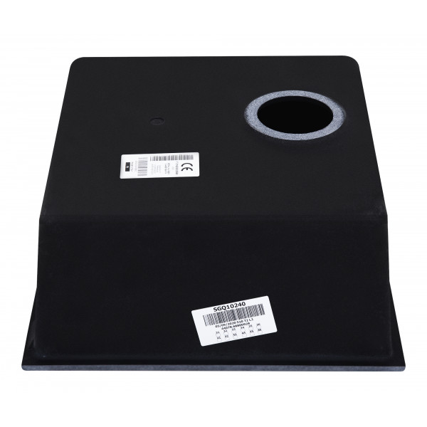 Фото - Мойка кухонная Elleci Q 102 Under Top Nero 40