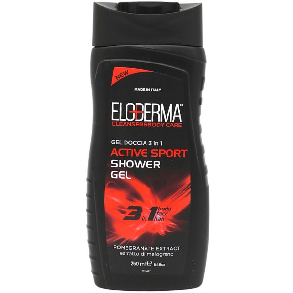 Фото - Гель для душу Eloderma 3в1 Active Sport 250 мл (ESGAS250)