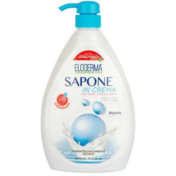 Фото - Рідке мило для рук Eloderma антибактеріальне Ніжність 1000 мл (ELSAS1000)
