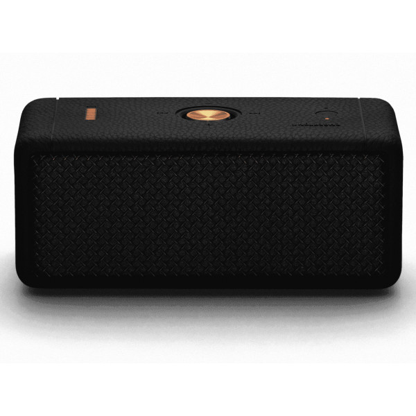 Фото - Уцінка - Портативна акустика Marshall Emberton II Black and Brass (1006234)