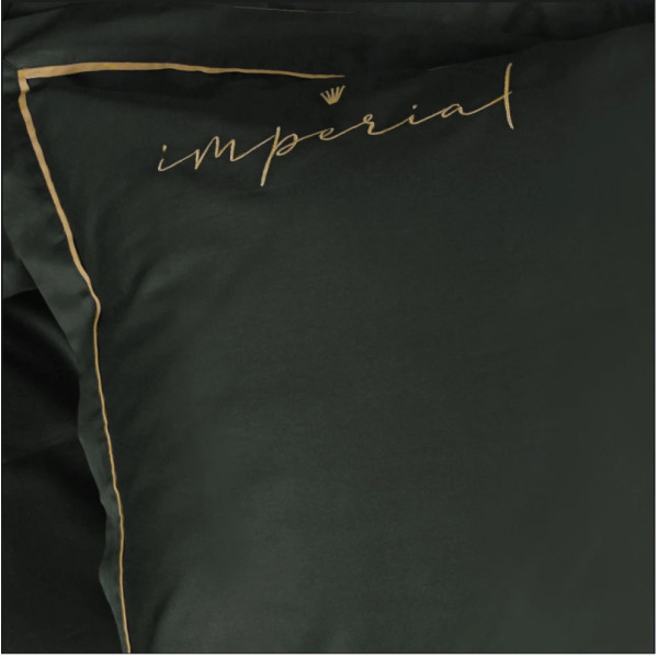 Фото - Простынь двуспальная MirSon Imperial Satin Emerald 180х190 см (2200008581176)
