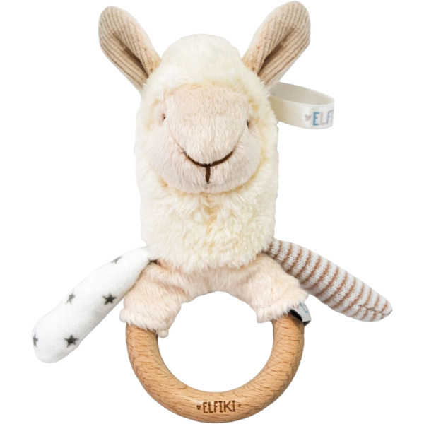 Фото - Прорізувач ELFIKI брязкальце Лама Семмі (ІГ-0135)