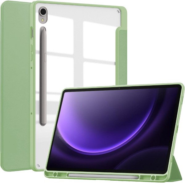 Фото - Чохол для планшета BeCover Soft Edge з кріпленням для стілусу for Samsung Galaxy Tab S10 FE (SM-X520/SM-X526) 10.9" Green (713303)