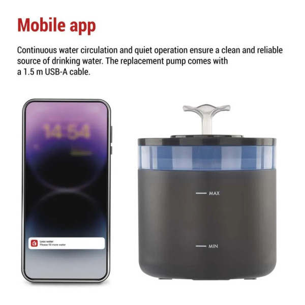 Фото - Смарт-поилка EMOS фонтанчик H6102 2.6 л WiFi