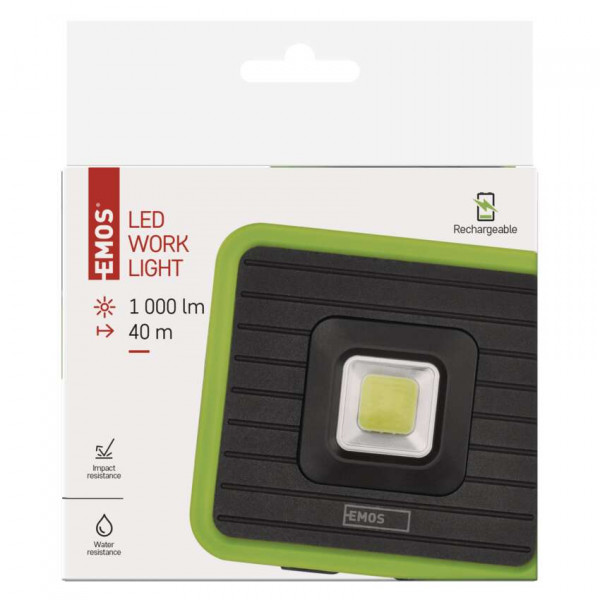 Фото - Ліхтар EMOS LED P4539 1000Lm Li-Ion, прожектор.пласт.