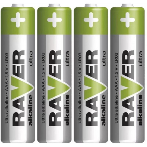 Фото - Батарейка тип AAA RAVER EMOS B7911 Ultra Alkaline (AAA) LR03 блистер 4шт.