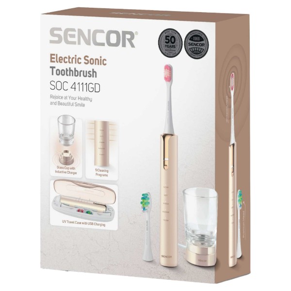 Фото - Зубная щетка электрическая Sencor SOC 4111GD