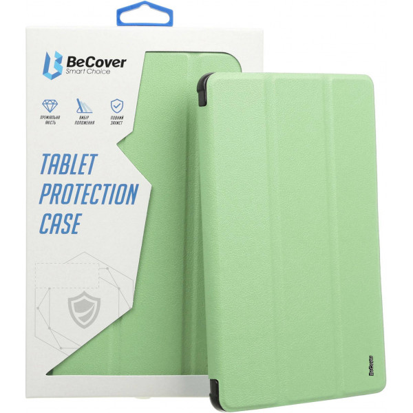 Фото - Чохол для планшета Becover Tri Fold Soft TPU з кріпленням Apple Pencil for Apple iPad 10.9'' (10 Gen)/iPad 11'' (A16) Light Green (708465)