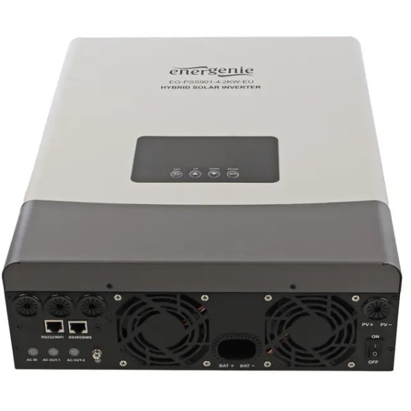 Фото - Інвертор гібридний сонячний EnerGenie EG-PSS901-6.2KW-EU (1ф., 6.2кВт, 51.2В)