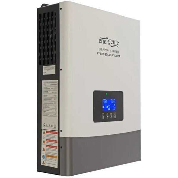 Фото - Інвертор гібридний сонячний EnerGenie EG-PSS901-6.2KW-EU (1ф., 6.2кВт, 51.2В)