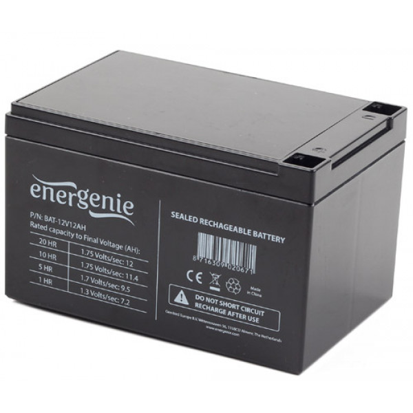 Фото - Акумулятор для ДБЖ EnerGenie BAT-12V12AH