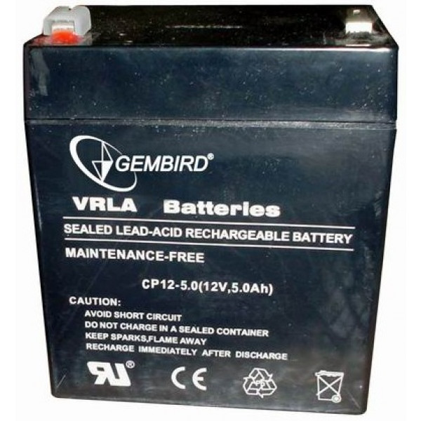 Фото - Аккумулятор для ИБП EnerGenie BAT-12V5AH