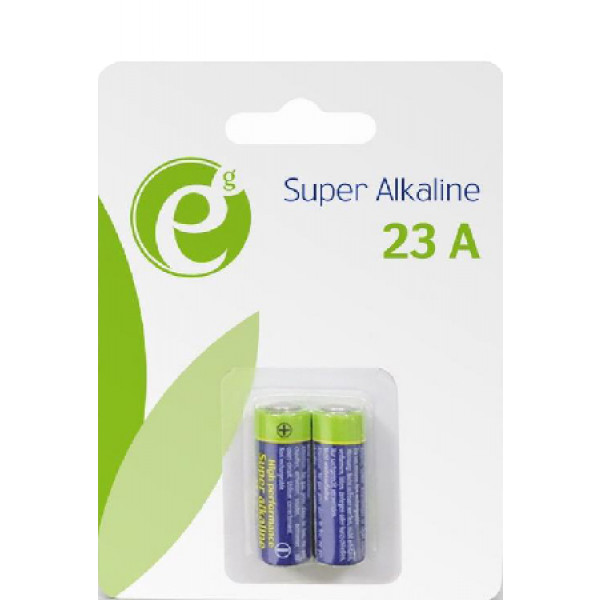 Фото - Елемент живлення тип A23 EnerGenie Super Alkaline A23A BL 2 шт. (EG-BA-23A-01)