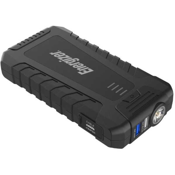 Фото - Пускозарядний пристрій Energizer Jump Starter 8000mAh, 1200А, 2xUSB-A, USB-C, ліхтар (JE8000)