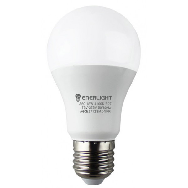 Фото - Уцінка - Лампочка світлодіодна Enerlight A60 12Вт 4100K E27 #