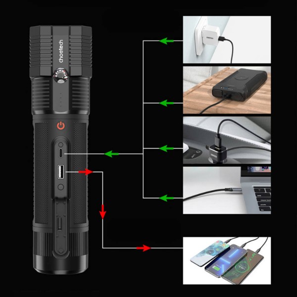 Фото - Зарядное устройство для авто Choetech Jump Starter TC0016 300A, 8000mAh, LED (6932112103888)
