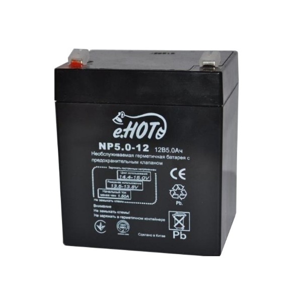 Фото - Акумулятор для ДБЖ Enot 12V 5AH (NP5.0-12) AGM Фото - Акумулятор для ДБЖ Enot 12V 5AH (NP5.0-12) AGM